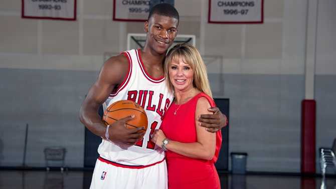 Jimmy Butler and Michelle Lambert