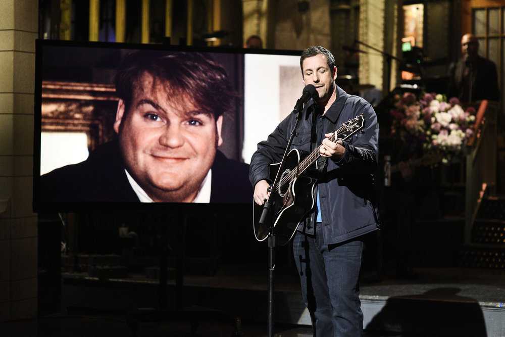adam sandler snl chris farley