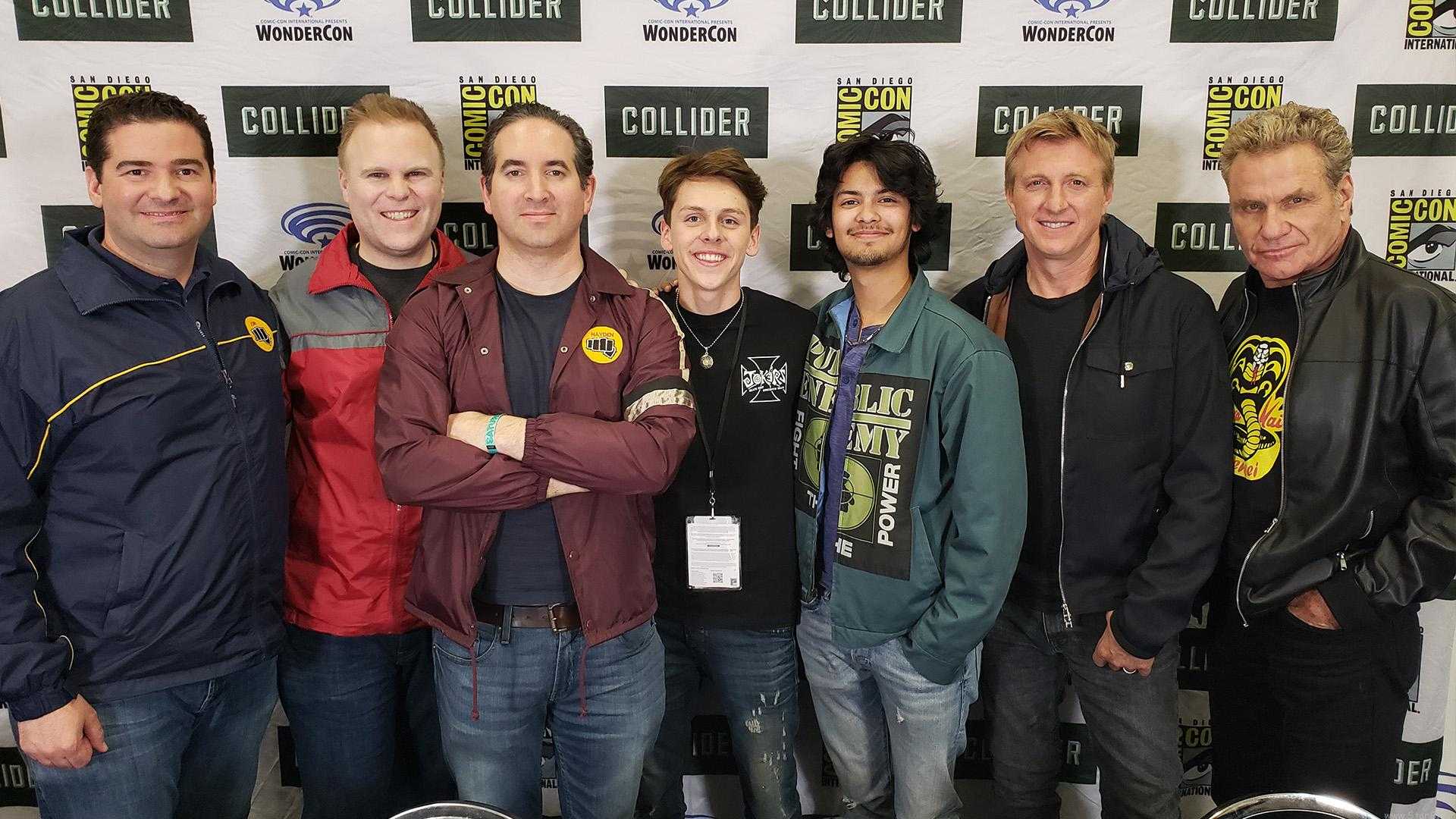 cobra kai cast interview social