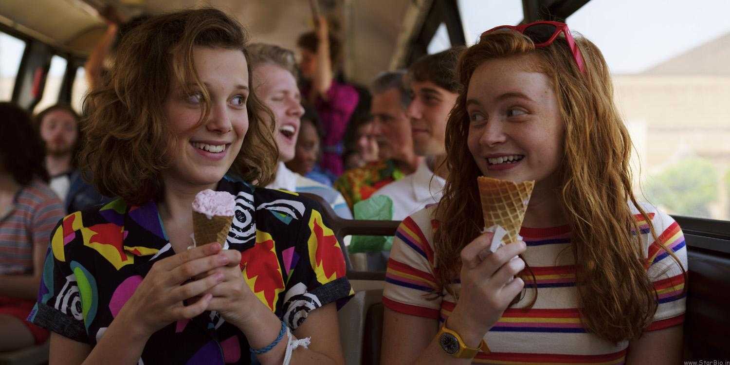 stranger things 3 millie bobbie brown sadie sink